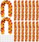 16 Pack Fall Maple Leaves Garland Fall Decorations 5.8ft/Pc Artificial Fall Garland(14.41 x 11.34 x 6.02 inches)